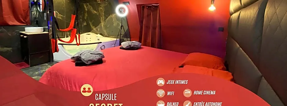 Capsule Secret - Jacuzzi - Netflix & Home cinéma - Jeux de couple - Barre de pole dance