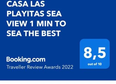 CASA LAS PLAYITAS SEA VIEW 1 MIN TO SEA THE BEST