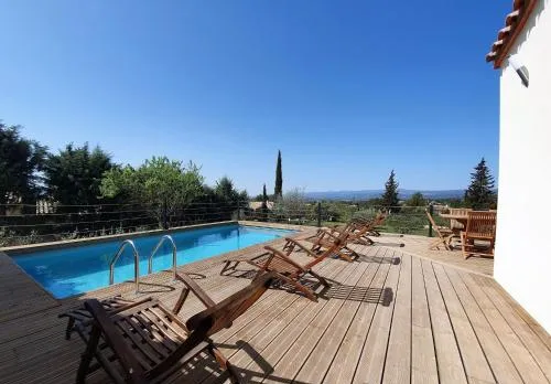 Spacious Holiday Home in Oupia with Private Pool