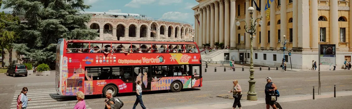 Verona hop-on hop-off bus 24 or 48-hour tickets