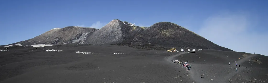 Etna upper craters guided excursion from Taormina