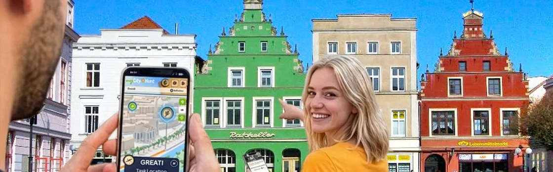 Self-guided digital scavenger hunt in Güstrow