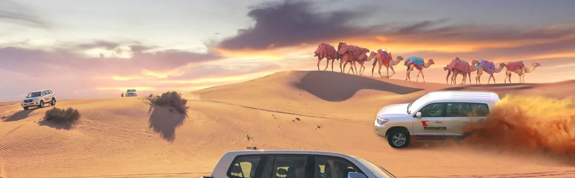 Dune dinner safari at Bassata Camp from Ajman