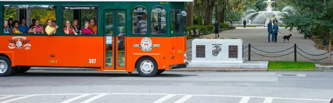 Old Town Trolley tours of Savannah