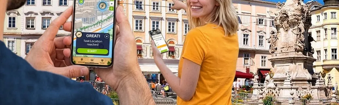 Self-guided digital scavenger hunt in Linz