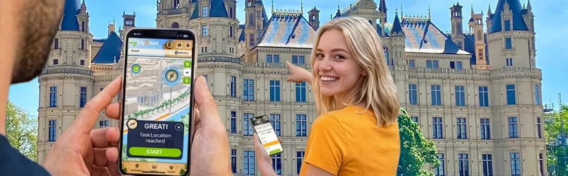 Self-guided digital scavenger hunt in Schwerin