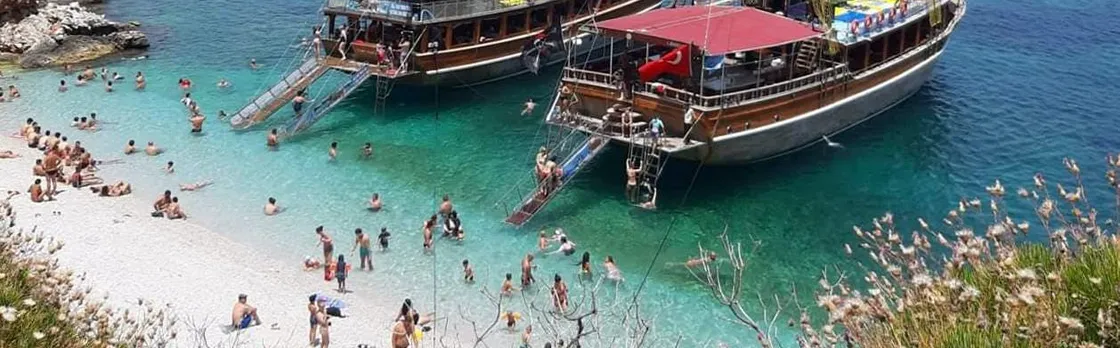 Boat tour from Kusadasi with lunch, drinks and optional transfers