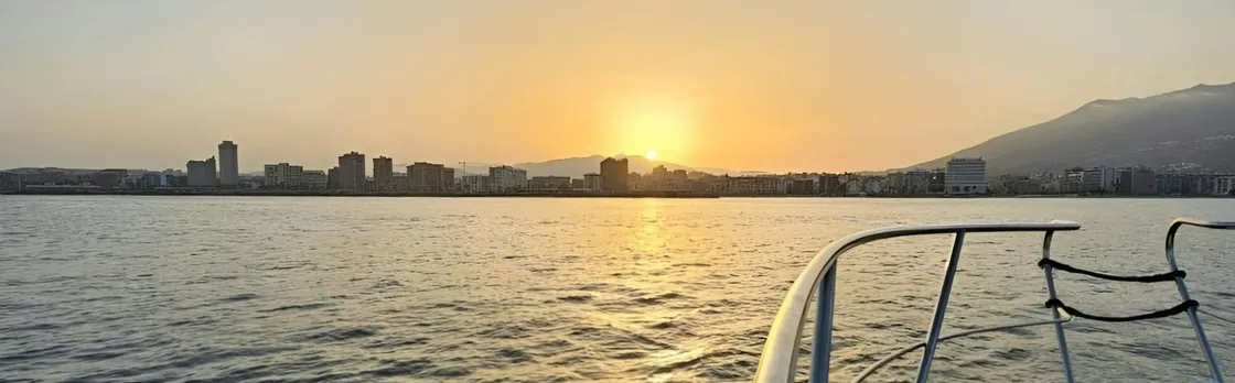 Sunset boat tour with complimentary drink in Fuengirola