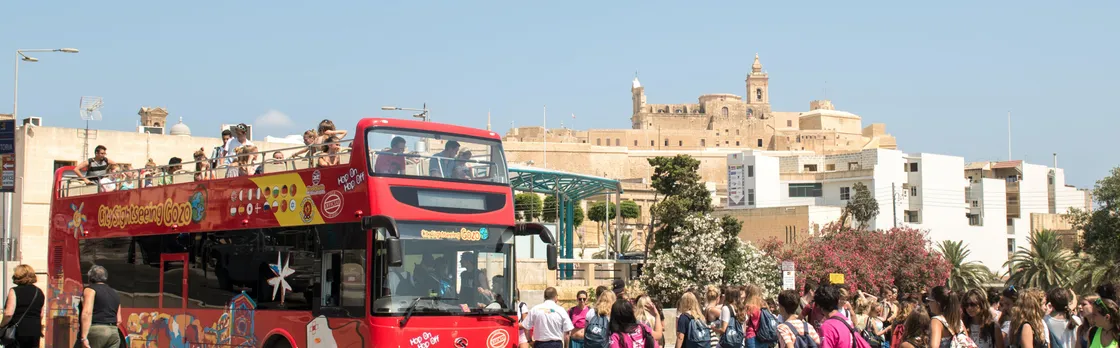 City Sightseeing hop-on hop-off bus tour of Gozo