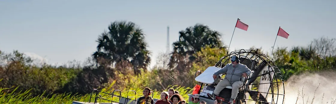 One Hour Central Florida Everglades Airboat Tour with Park Admission