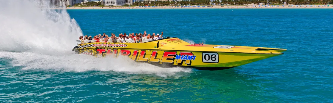 Thriller Miami speedboat tour