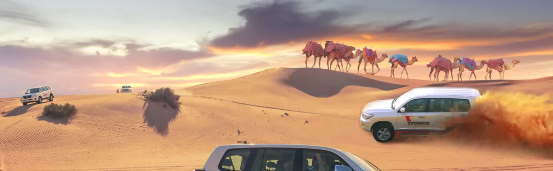 Dune dinner safari at Bassata Camp from Ras Al Khaimah
