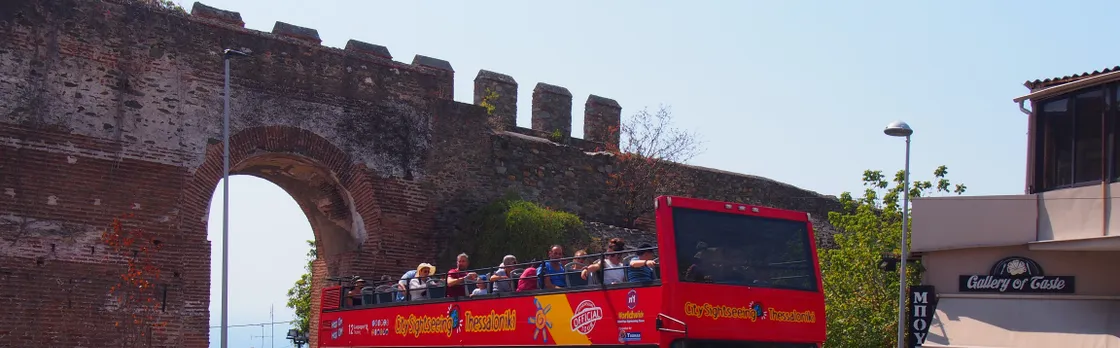 City Sightseeing hop-on hop-off bus tour of Thessaloniki