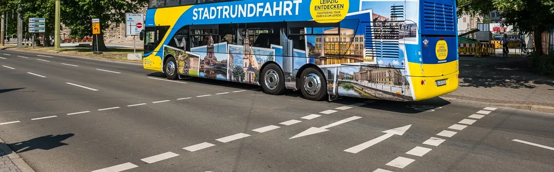 Big city tour in Leipzig with the hop-on hop-off bus