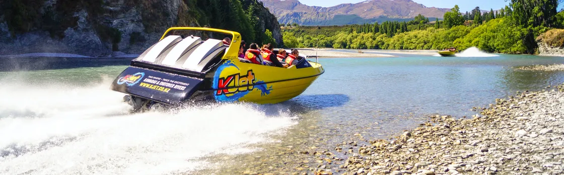 Queenstown 1 hour Jet boat ride on the Shotover and Kawarau Rivers
