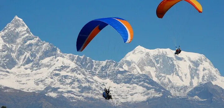 Experience the thrilling Paragliding flight in Pokhara