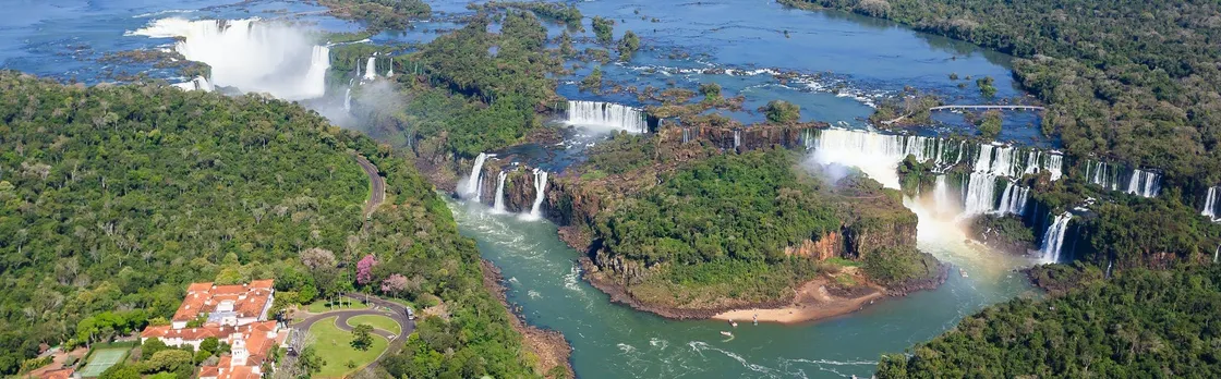 Iguassu Falls Brazil side with optional Macuco safari, helicopter flight, and Bird Park