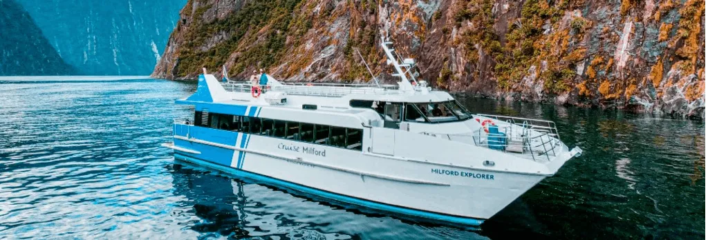 Milford Sound boutique small boat day cruise