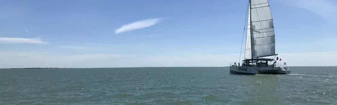 Morning sailing cruise on a catamaran from La Rochelle