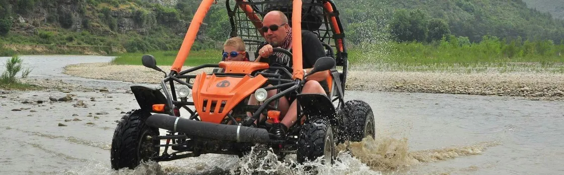 Buggy safari and rafting experience in Beşkonan Köprülü Canyon