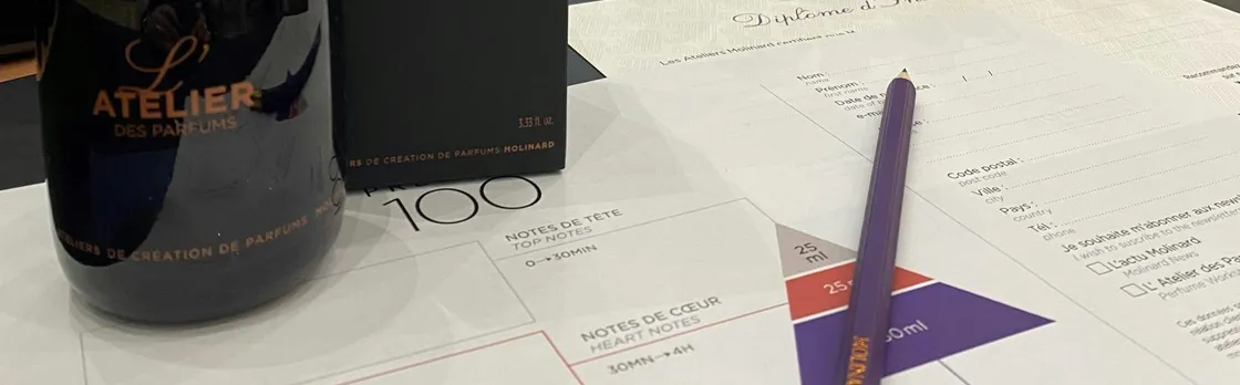 Premium workshop at Molinard Parfums in Grasse Bastide