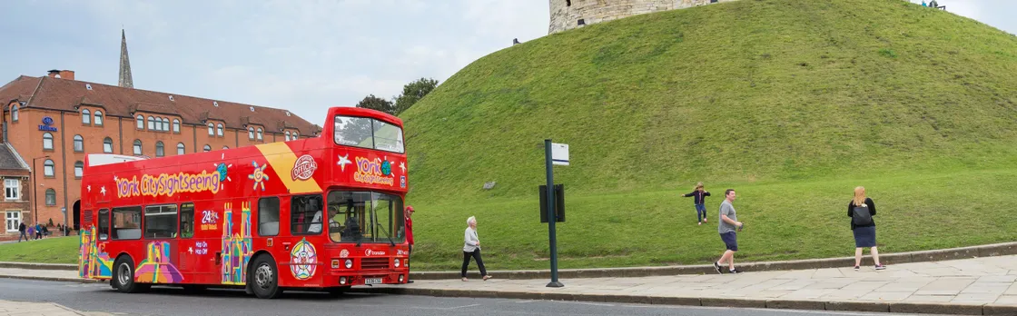 City Sightseeing hop-on hop-off bus tour of York