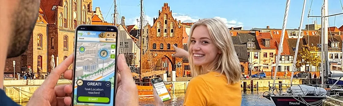 Self-guided digital scavenger hunt in Wismar