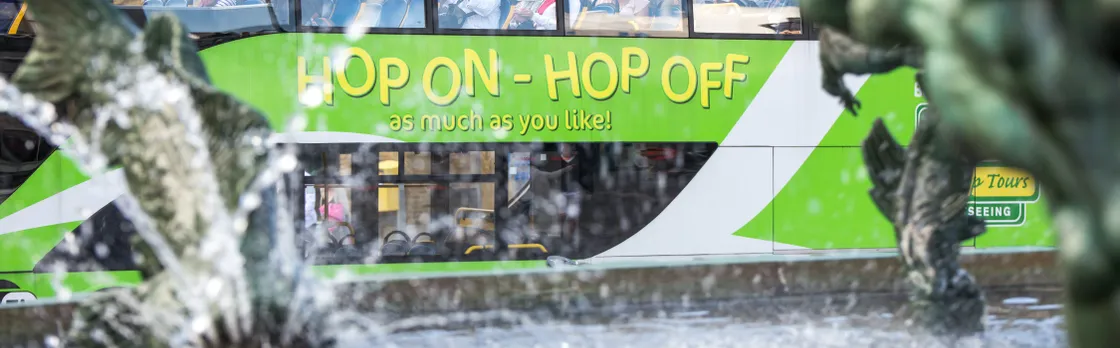 City Sightseeing hop-on hop-off bus tour of Gothenburg