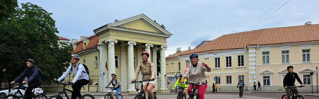 Vilnius bike tour showcasing the city's highlights