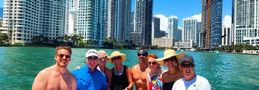 Half day private boat charter with captain in Miami