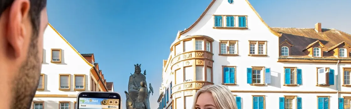 Self-guided digital scavenger hunt in Kaiserslautern