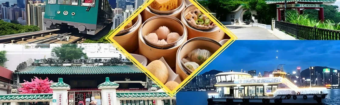 Hong Kong Tour with Peak Tram, harbour cruise and dim sum dinner