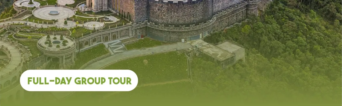 Ba Na Hills, Fantasy Park, French village and Golden Bridge tour