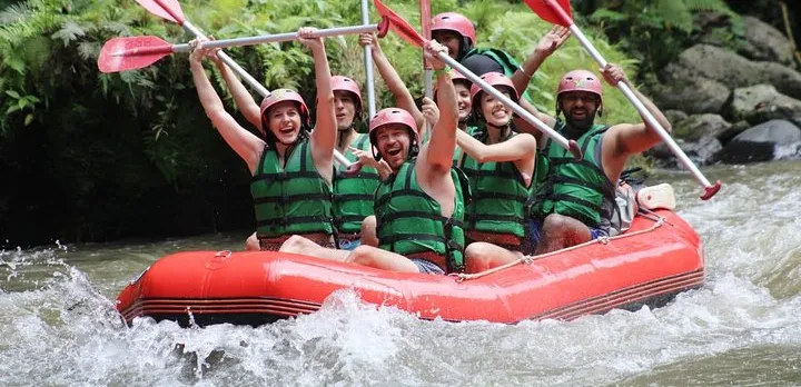 Full-Day Tour: White Water Rafting and Highlight of Ubud with All-inclusive