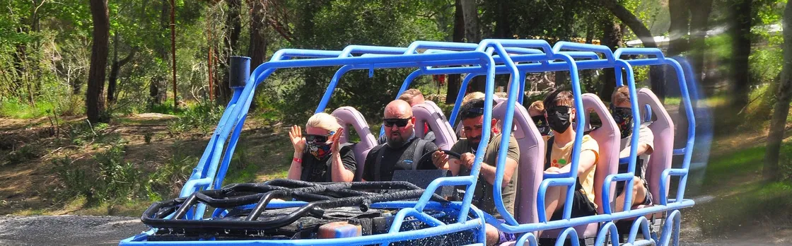 Köprülü adventure tour with buggy safari, monster buggy ride & rafting