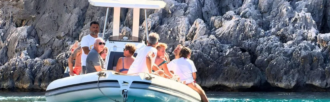 Dinghy Tour Exploring Gulf of Orosei from Arbatax Port