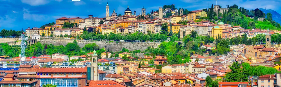 Bergamo audio guide with TravelMate app