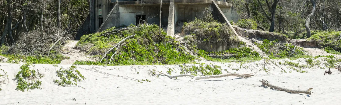 Bribie Island 4WD beach and bunker tour