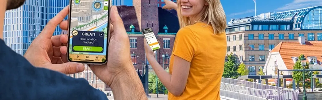 Self-guided digital scavenger hunt in Malmö