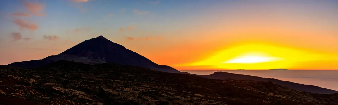 Teide by night from the south and west – German tour
