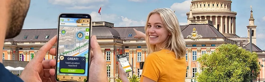 Self-guided digital scavenger hunt in Potsdam