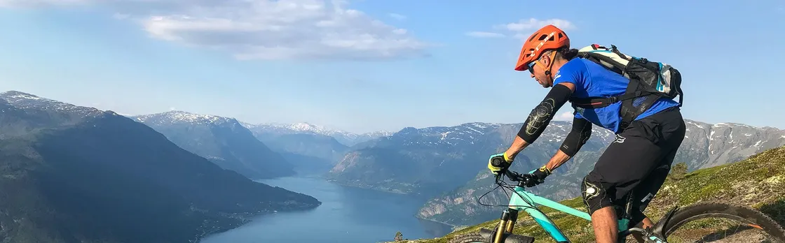 Voss mountain to fjord mountain bike tour