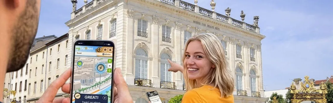 Self-guided digital scavenger hunt in Nancy