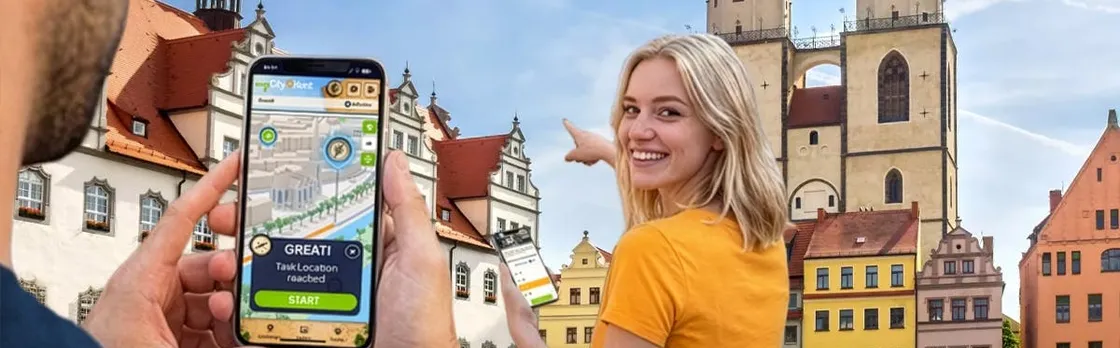 Self-guided digital scavenger hunt in Lutherstadt Wittenberg