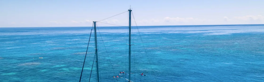 Personal sail, tropical island, and snorkel in the Great Barrier Reef