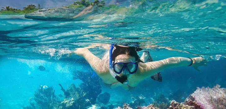 Snorkeling in Unawatuna