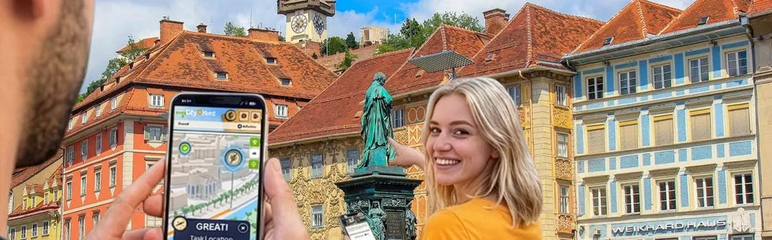 Self-guided digital scavenger hunt in Graz