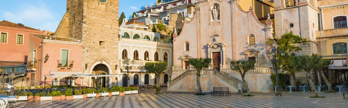 Full-day Etna and Taormina tour from Catania