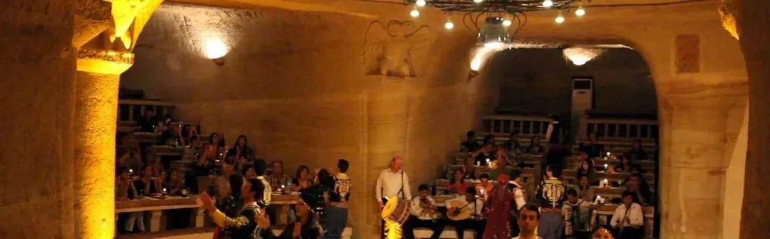 Turkish Night at cave restaurant in Cappadocia