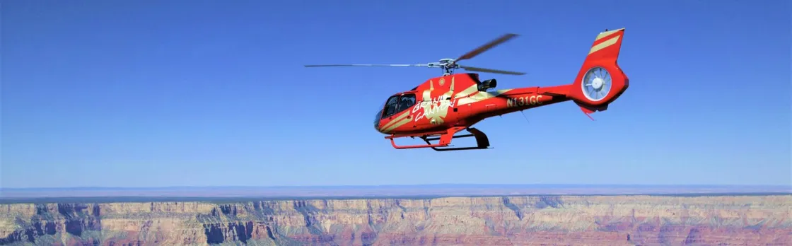 Helicopter tour of the South Rim of the Grand Canyon